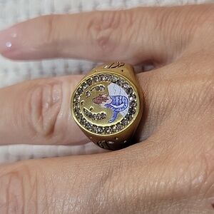 Gold Mermaid Signet Ring